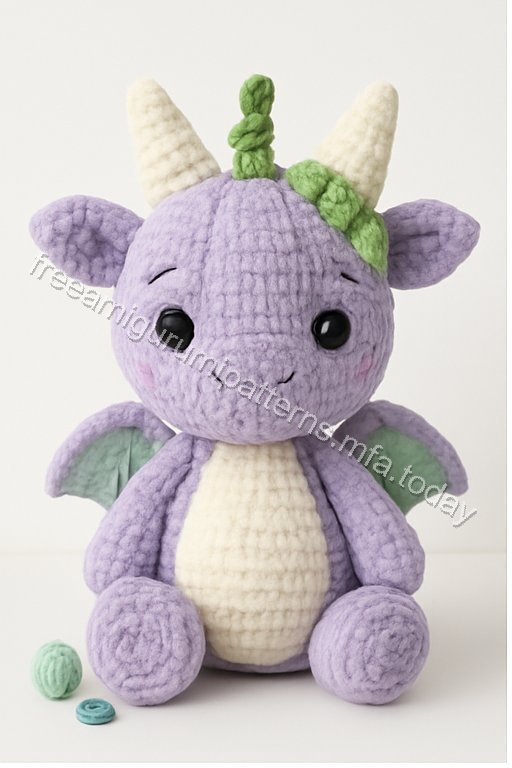 Amigurumi Autumn Dragon Free Pattern