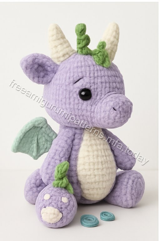 Amigurumi Autumn Dragon Free Pattern