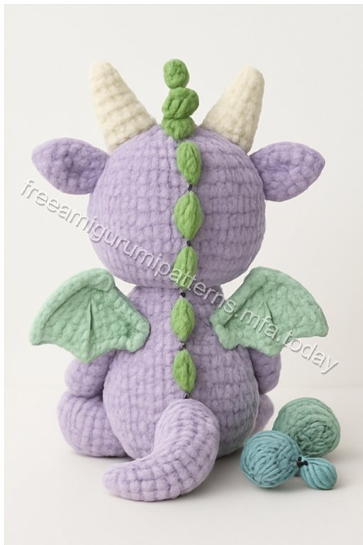 Amigurumi Autumn Dragon Free Pattern