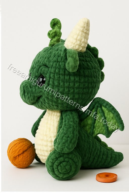 Amigurumi Autumn Dragon Free Pattern
