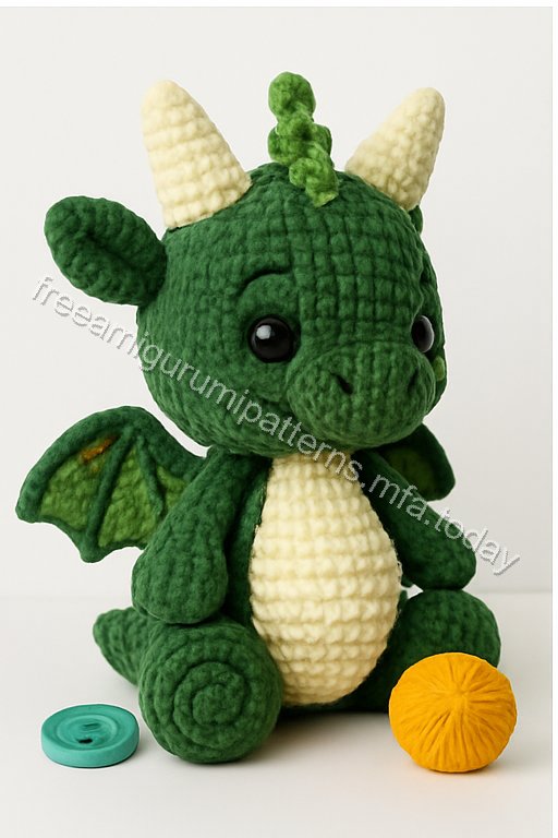 Amigurumi Autumn Dragon Free Pattern