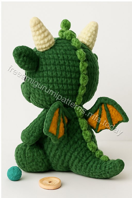 Amigurumi Autumn Dragon Free Pattern