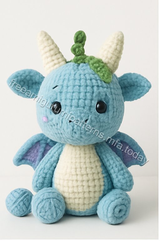Amigurumi Autumn Dragon Free Pattern