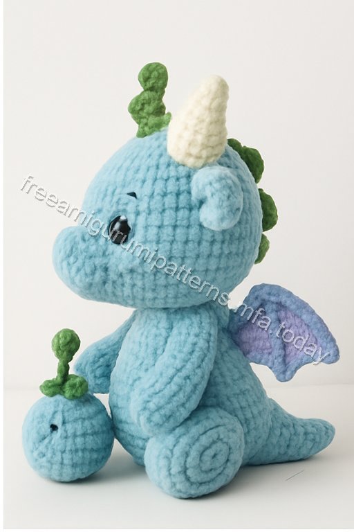 Amigurumi Autumn Dragon Free Pattern