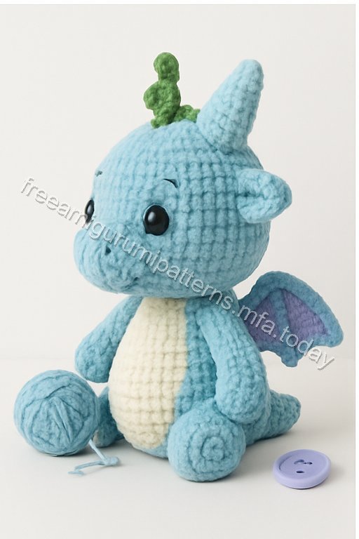 Amigurumi Autumn Dragon Free Pattern