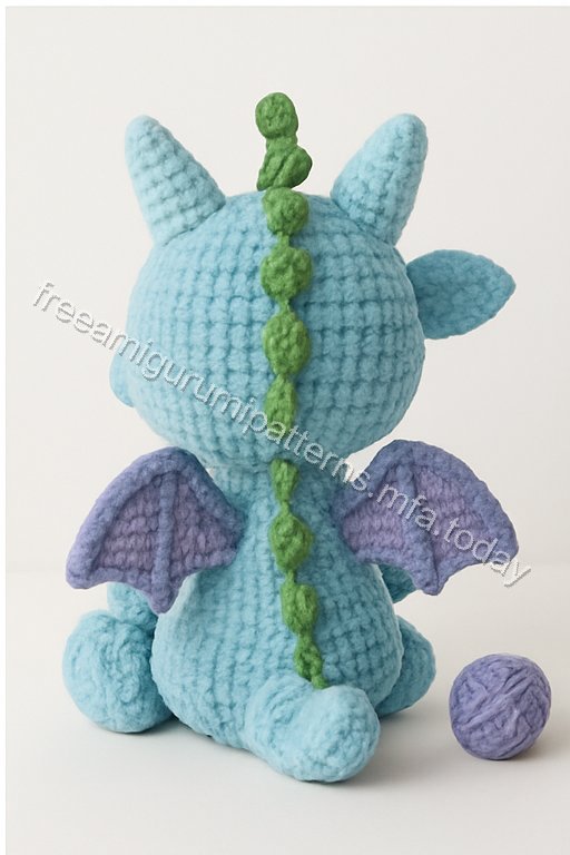 Amigurumi Autumn Dragon Free Pattern