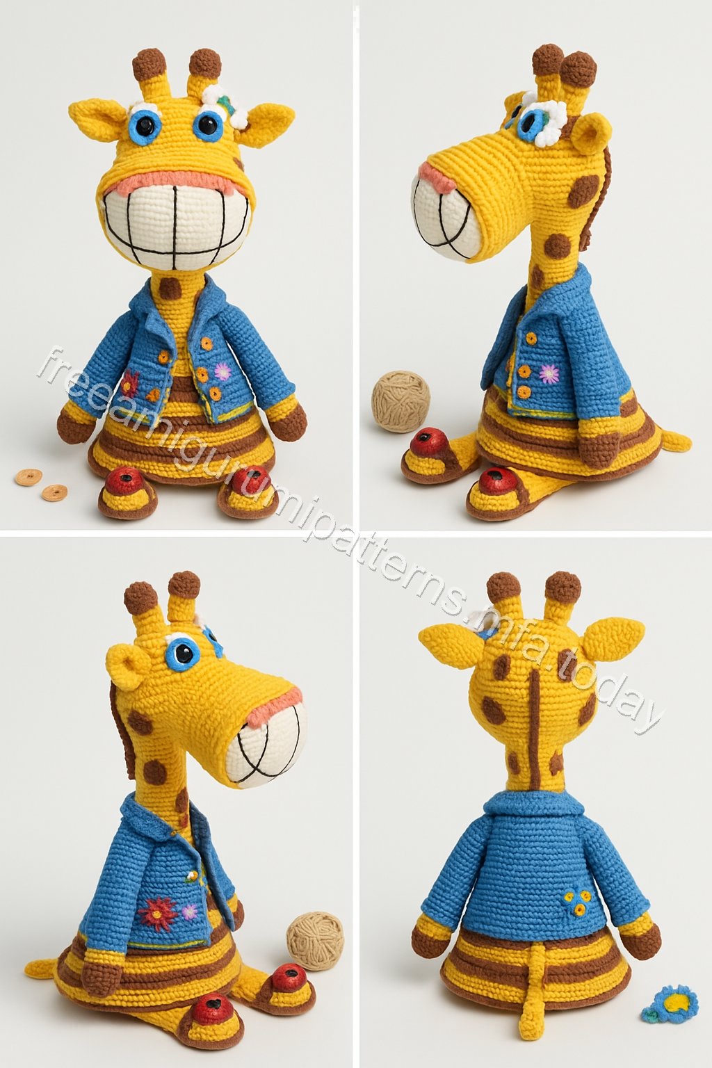Amigurumi Giraffe Free Pattern