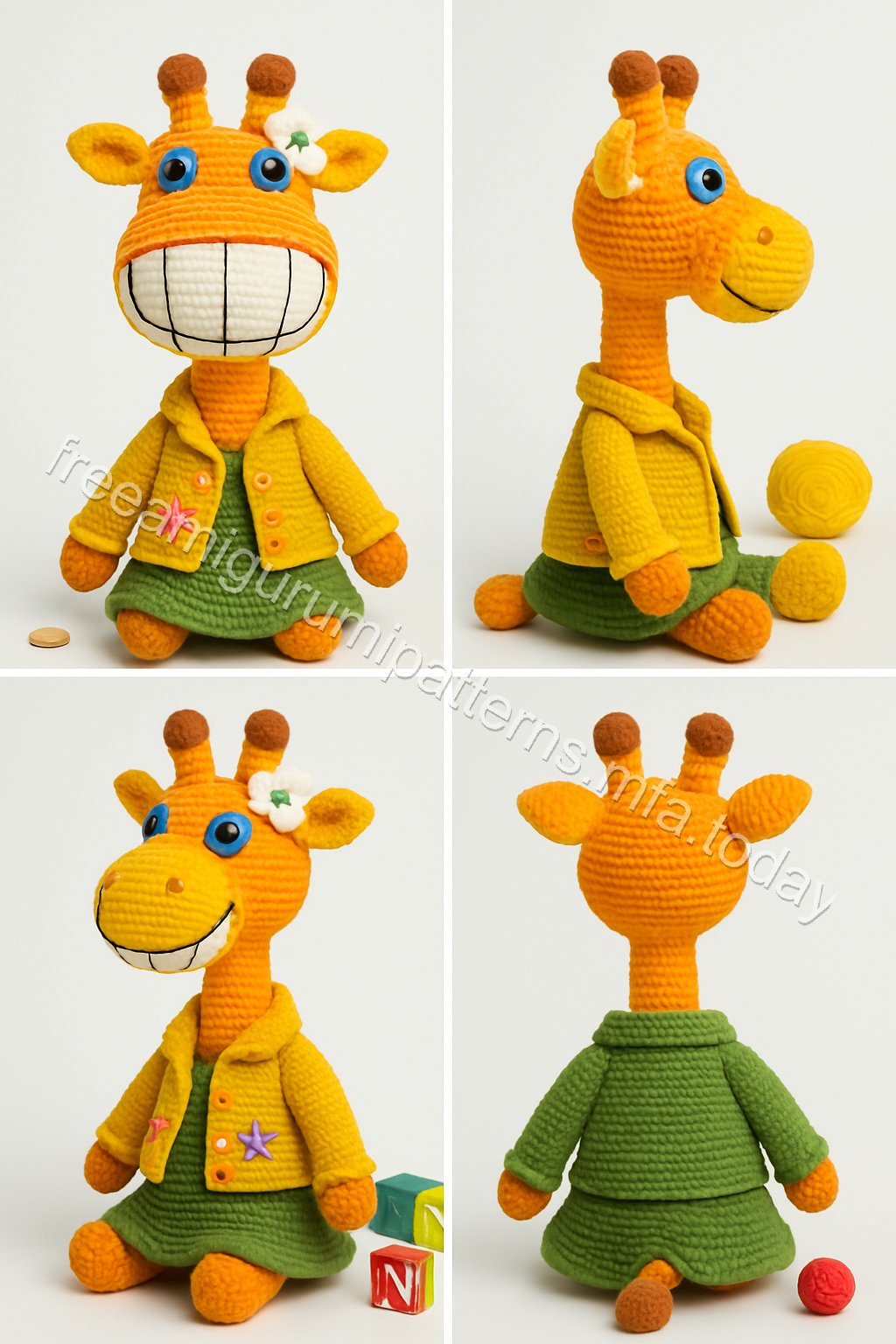 Amigurumi Giraffe Free Pattern