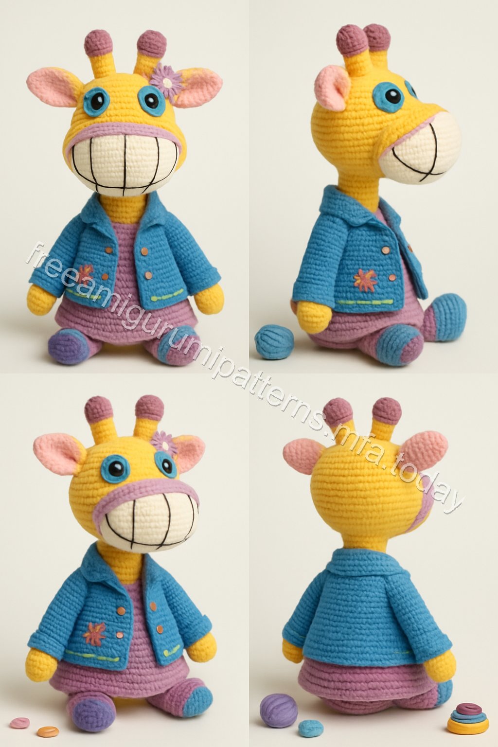Amigurumi Giraffe Free Pattern