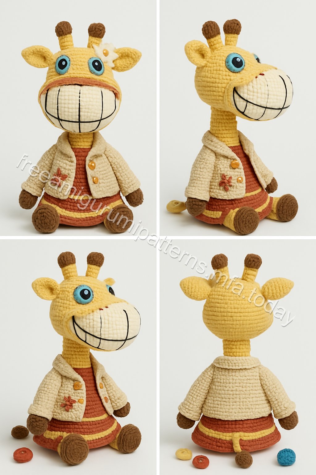 Amigurumi Giraffe Free Pattern