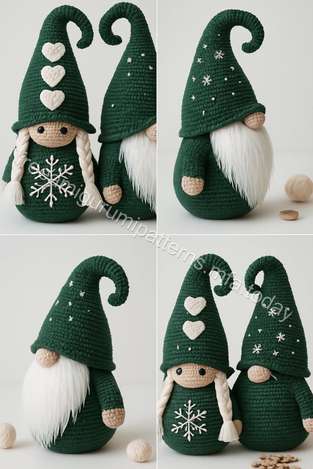 Amigurumi Nordic Green Gnome Free Pattern