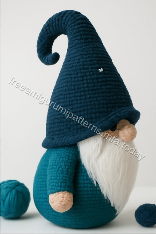 Amigurumi Nordic Green Gnome Free Pattern