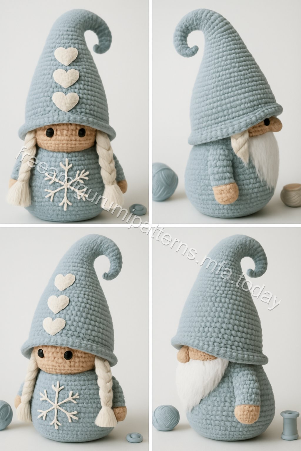 Amigurumi Nordic Green Gnome Free Pattern