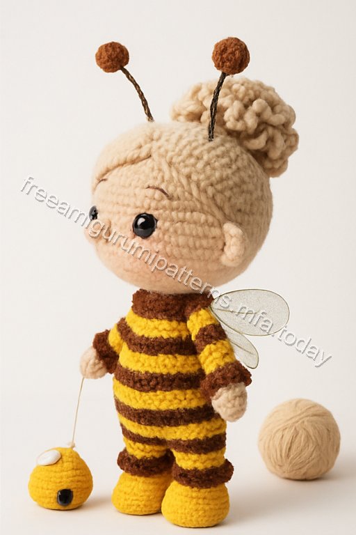 Amigurumi Honey Bee Free Pattern