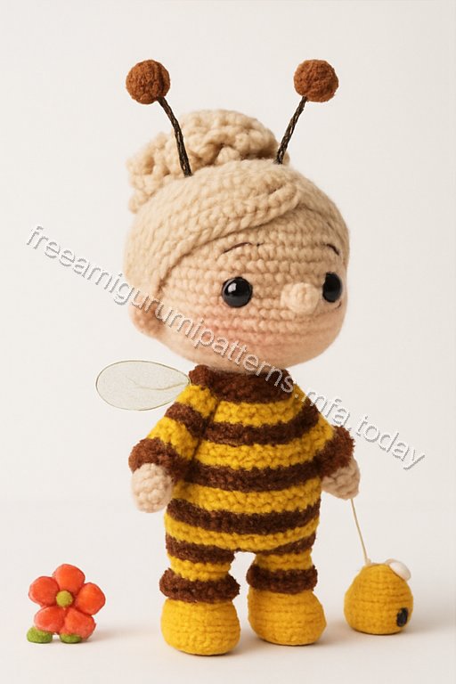 Amigurumi Honey Bee Free Pattern