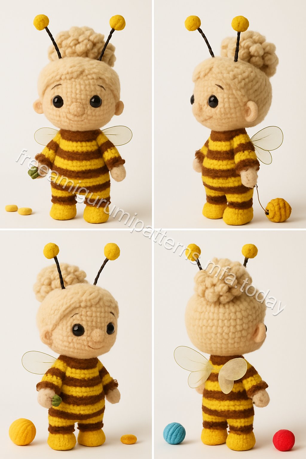 Amigurumi Honey Bee Free Pattern