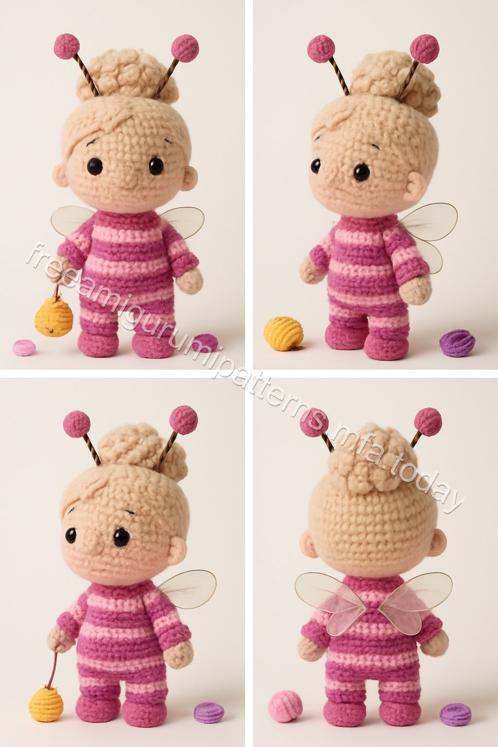Amigurumi Honey Bee Free Pattern