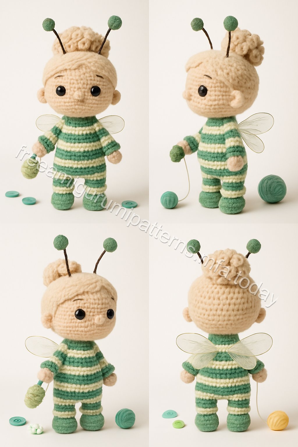 Amigurumi Honey Bee Free Pattern