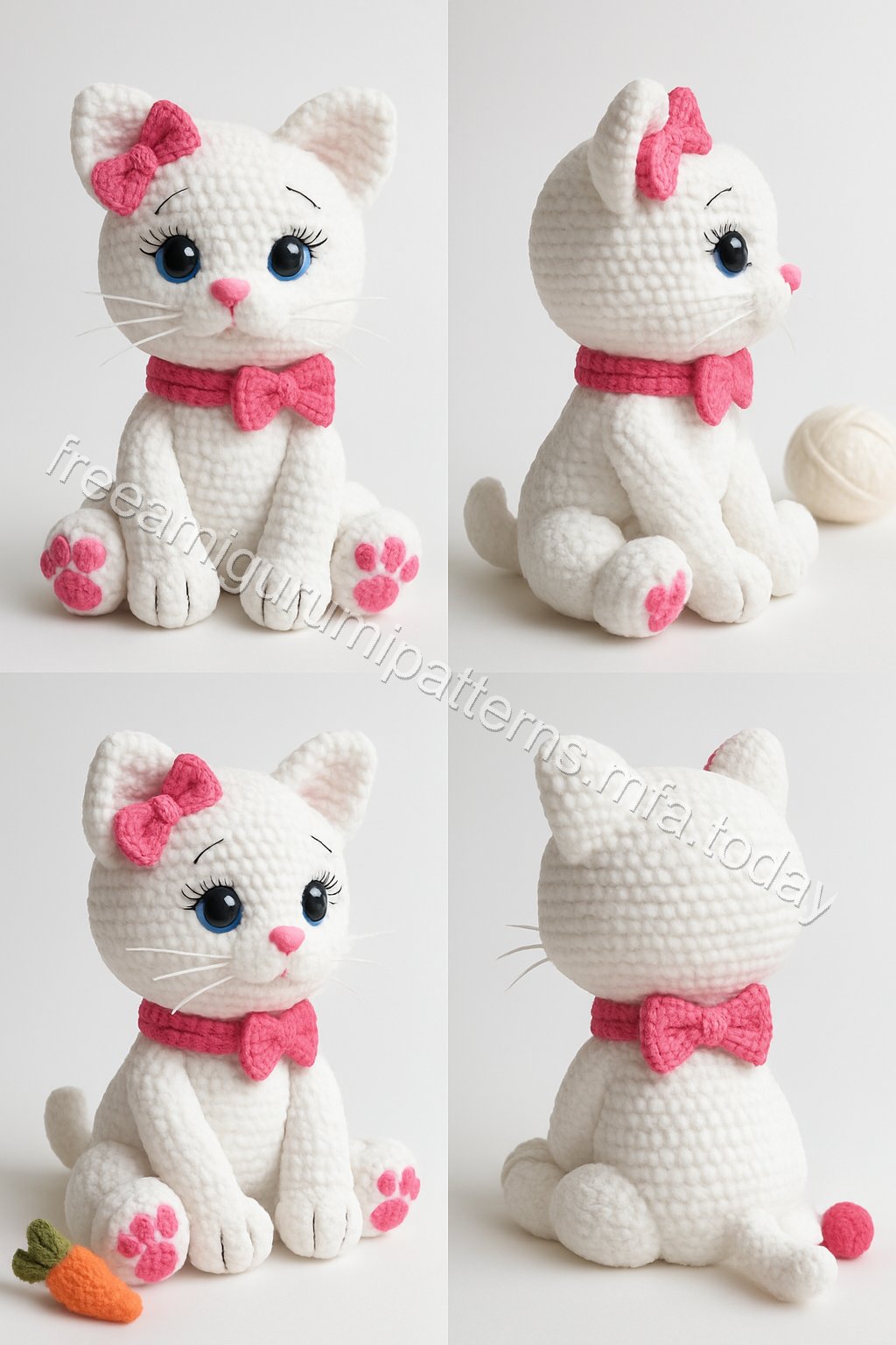 Amigurumi Marie Kitten Free Pattern