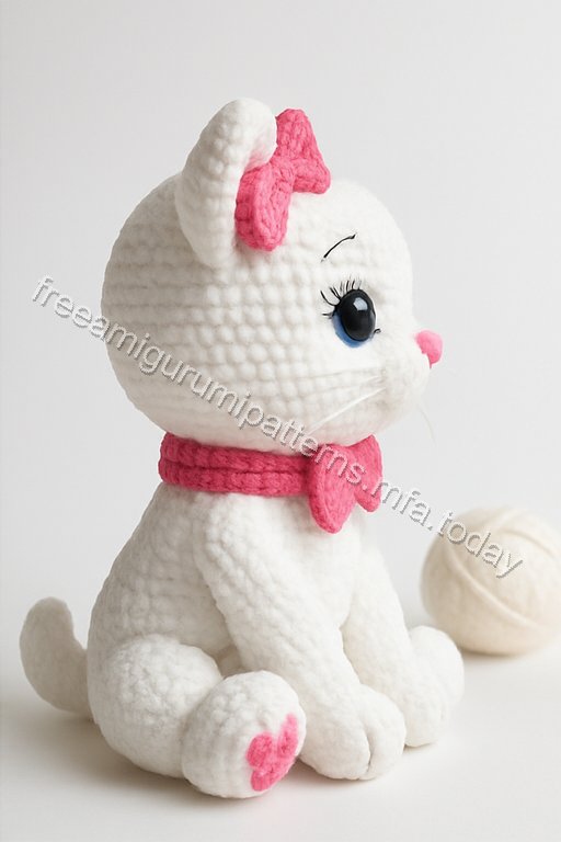 Amigurumi Marie Kitten Free Pattern