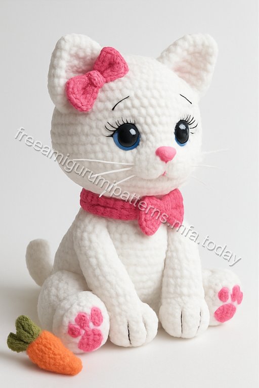 Amigurumi Marie Kitten Free Pattern
