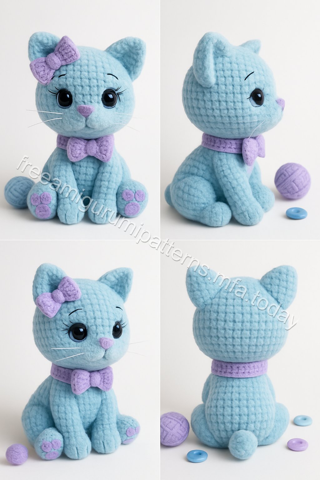 Amigurumi Marie Kitten Free Pattern