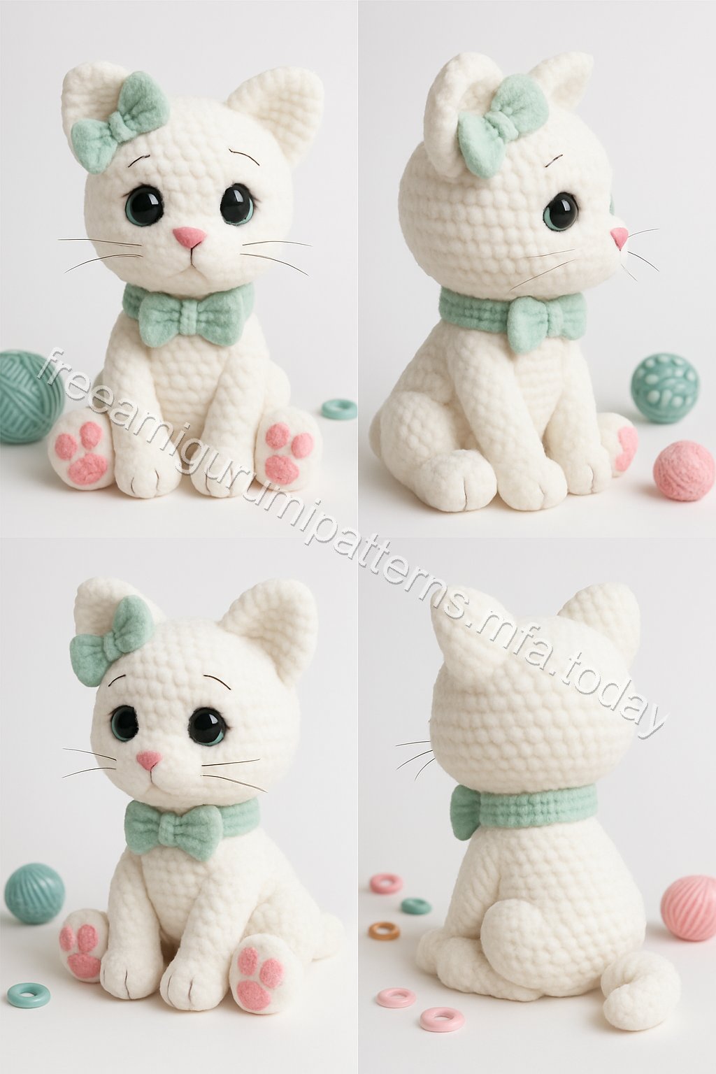 Amigurumi Marie Kitten Free Pattern