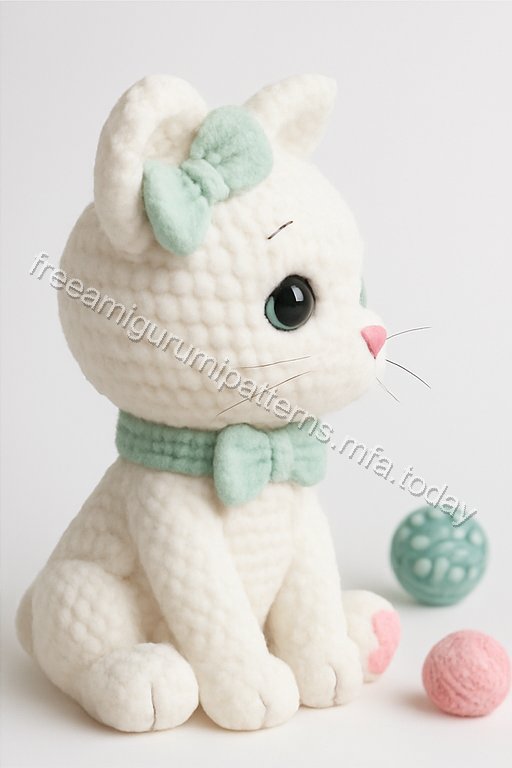 Amigurumi Marie Kitten Free Pattern