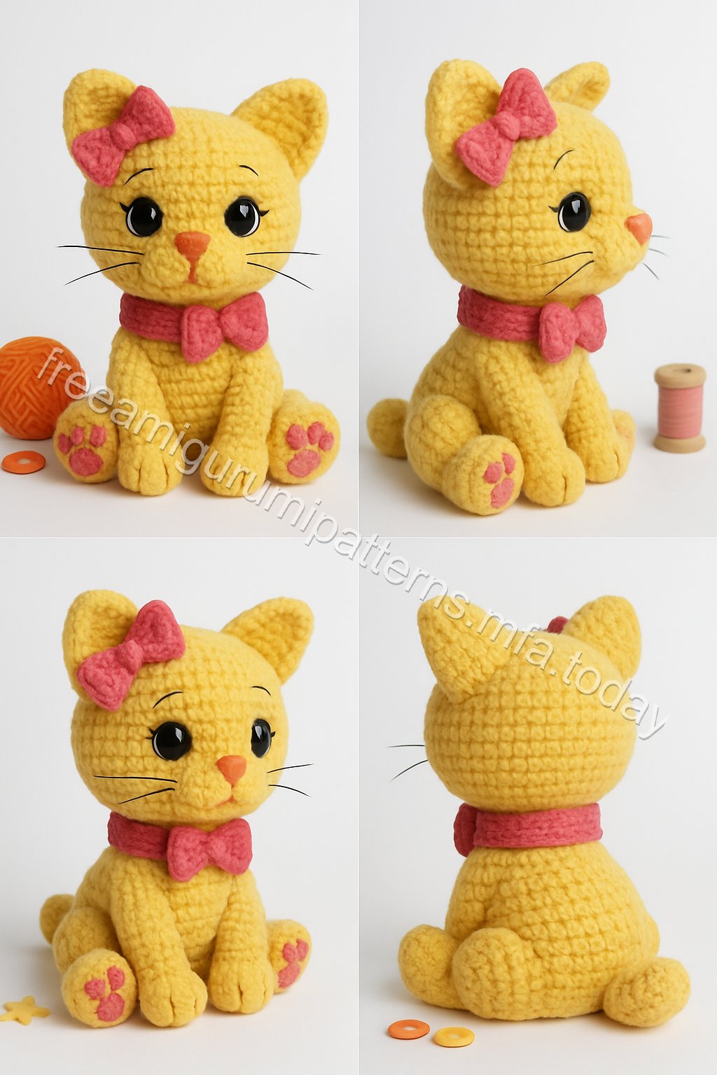 Amigurumi Marie Kitten Free Pattern
