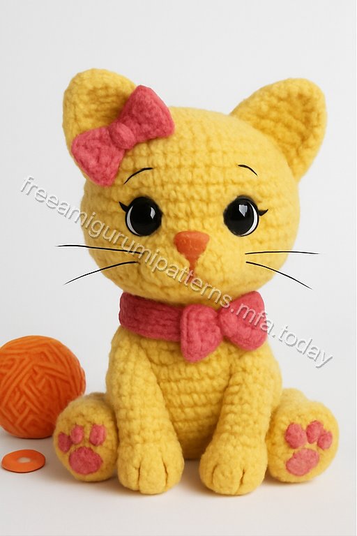 Amigurumi Marie Kitten Free Pattern
