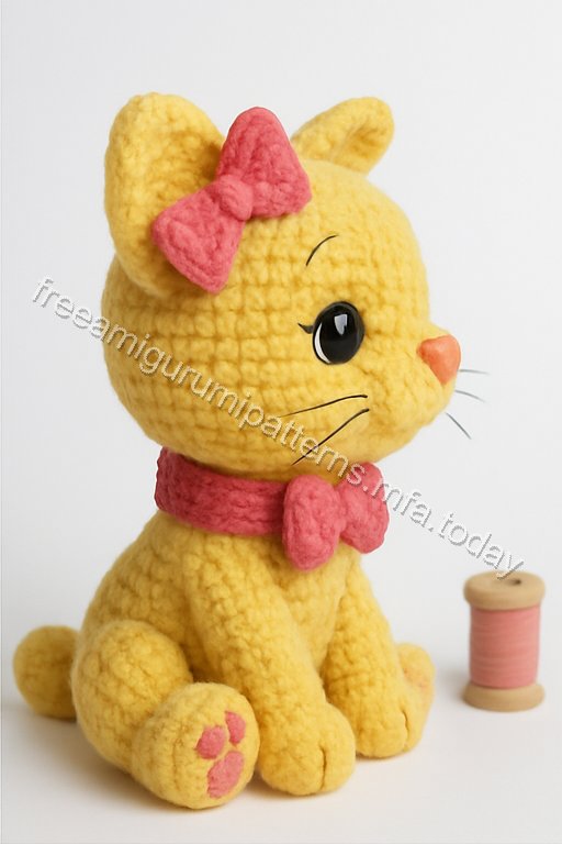 Amigurumi Marie Kitten Free Pattern
