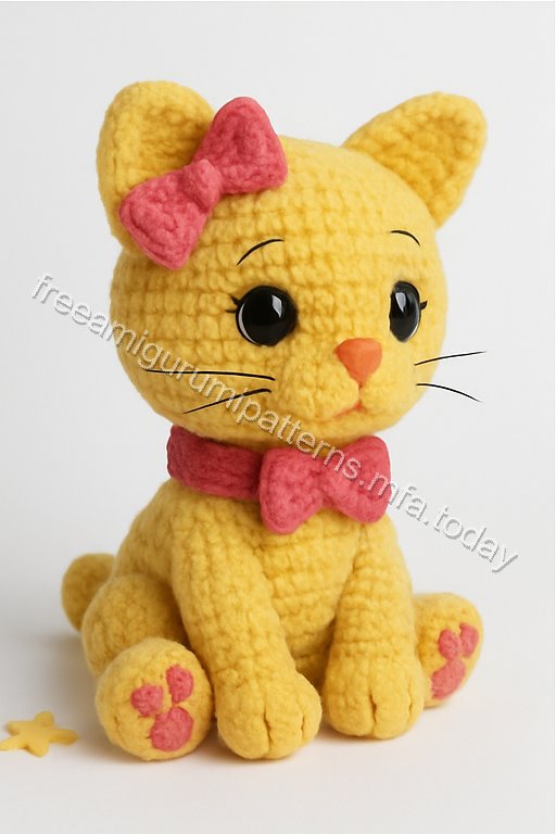 Amigurumi Marie Kitten Free Pattern