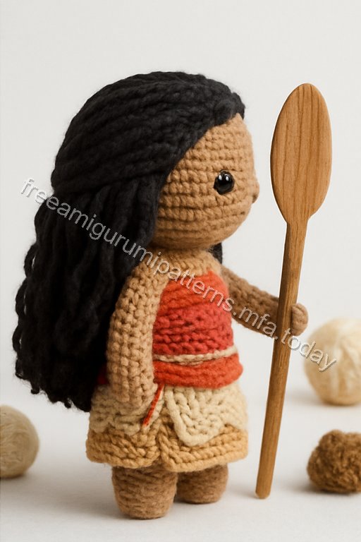 Amigurumi Moana Free Pattern