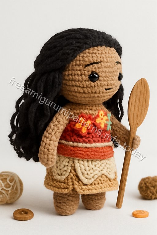 Amigurumi Moana Free Pattern