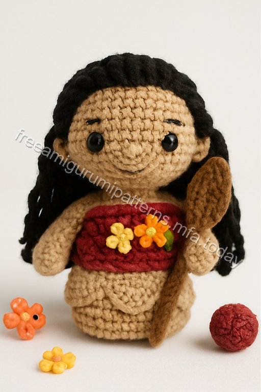Amigurumi Moana Free Pattern