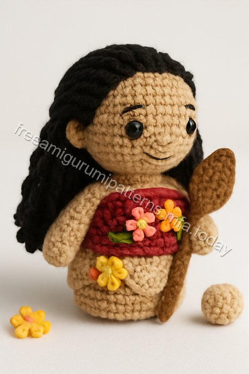 Amigurumi Moana Free Pattern