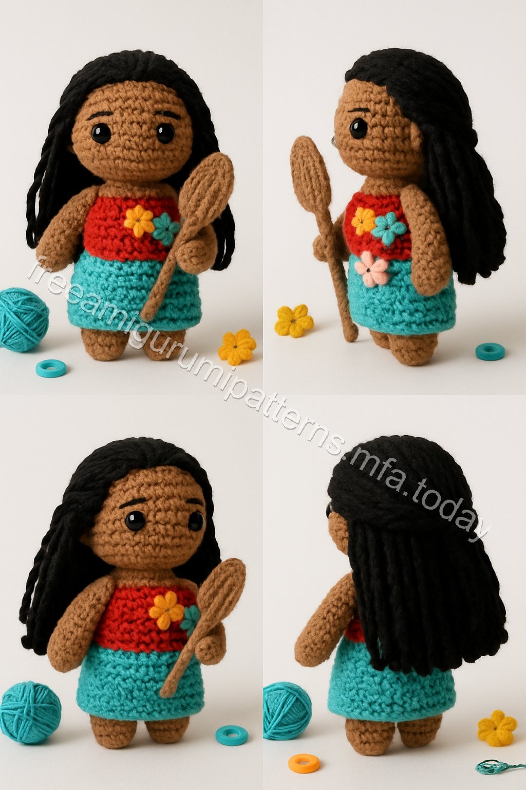 Amigurumi Moana Free Pattern