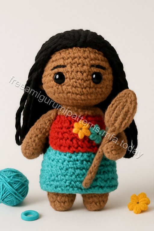 Amigurumi Moana Free Pattern