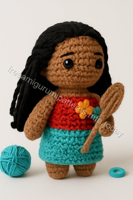 Amigurumi Moana Free Pattern