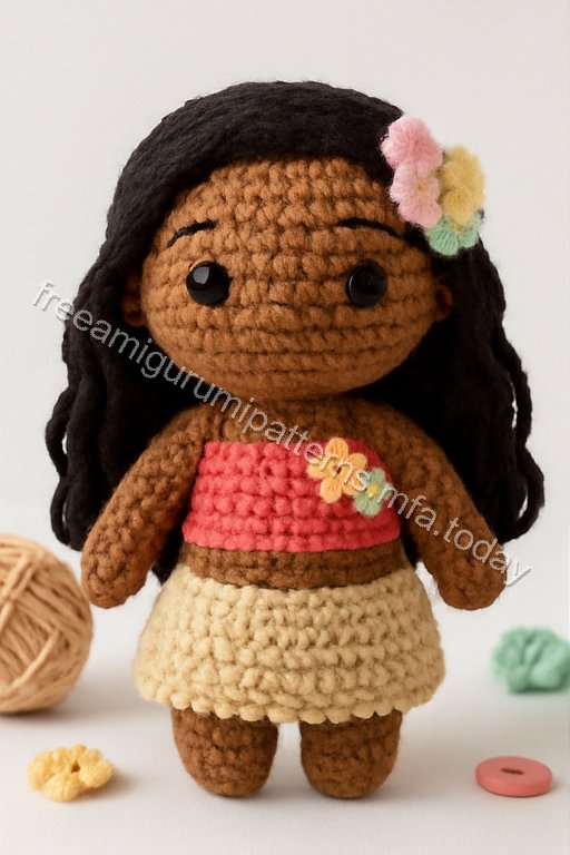Amigurumi Moana Free Pattern