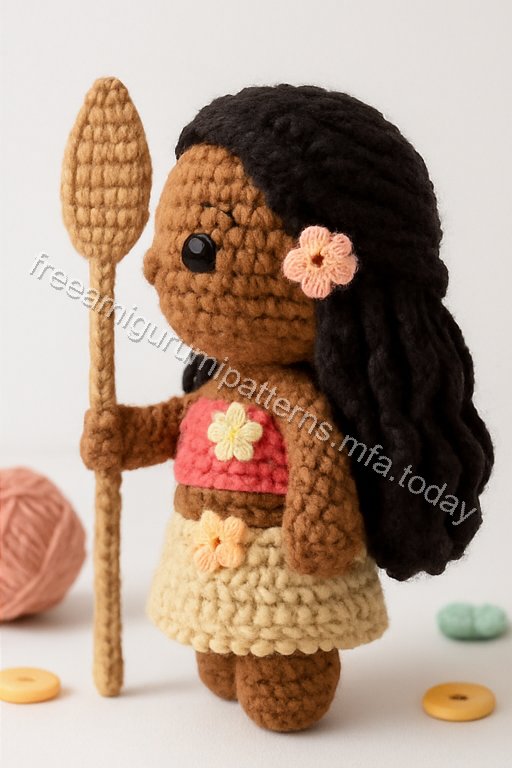 Amigurumi Moana Free Pattern