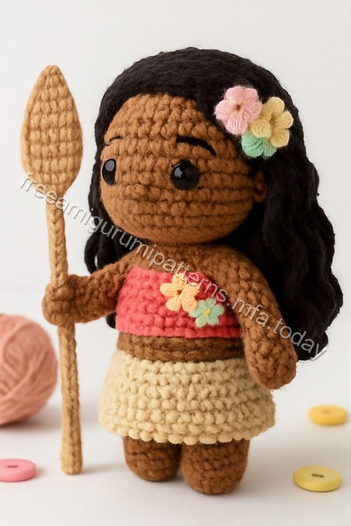 Amigurumi Moana Free Pattern