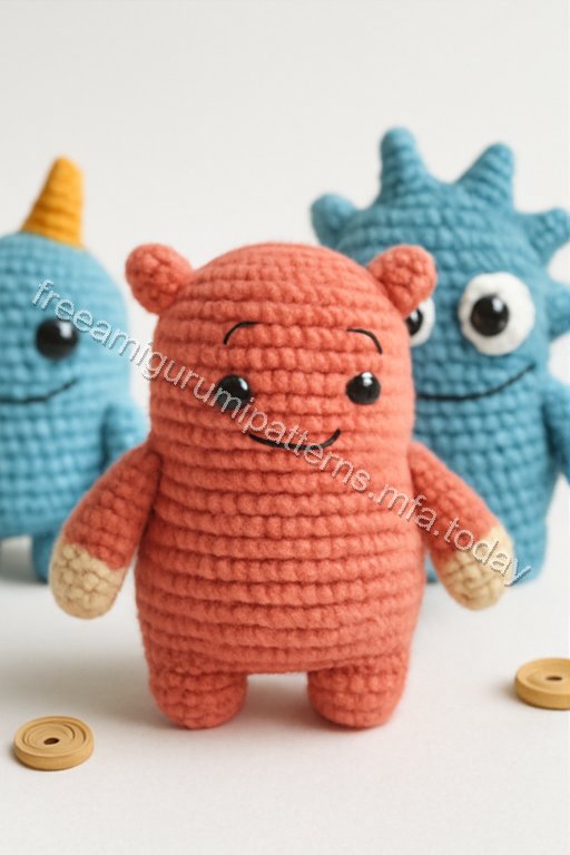 Amigurumi Little Monsters Free Pattern