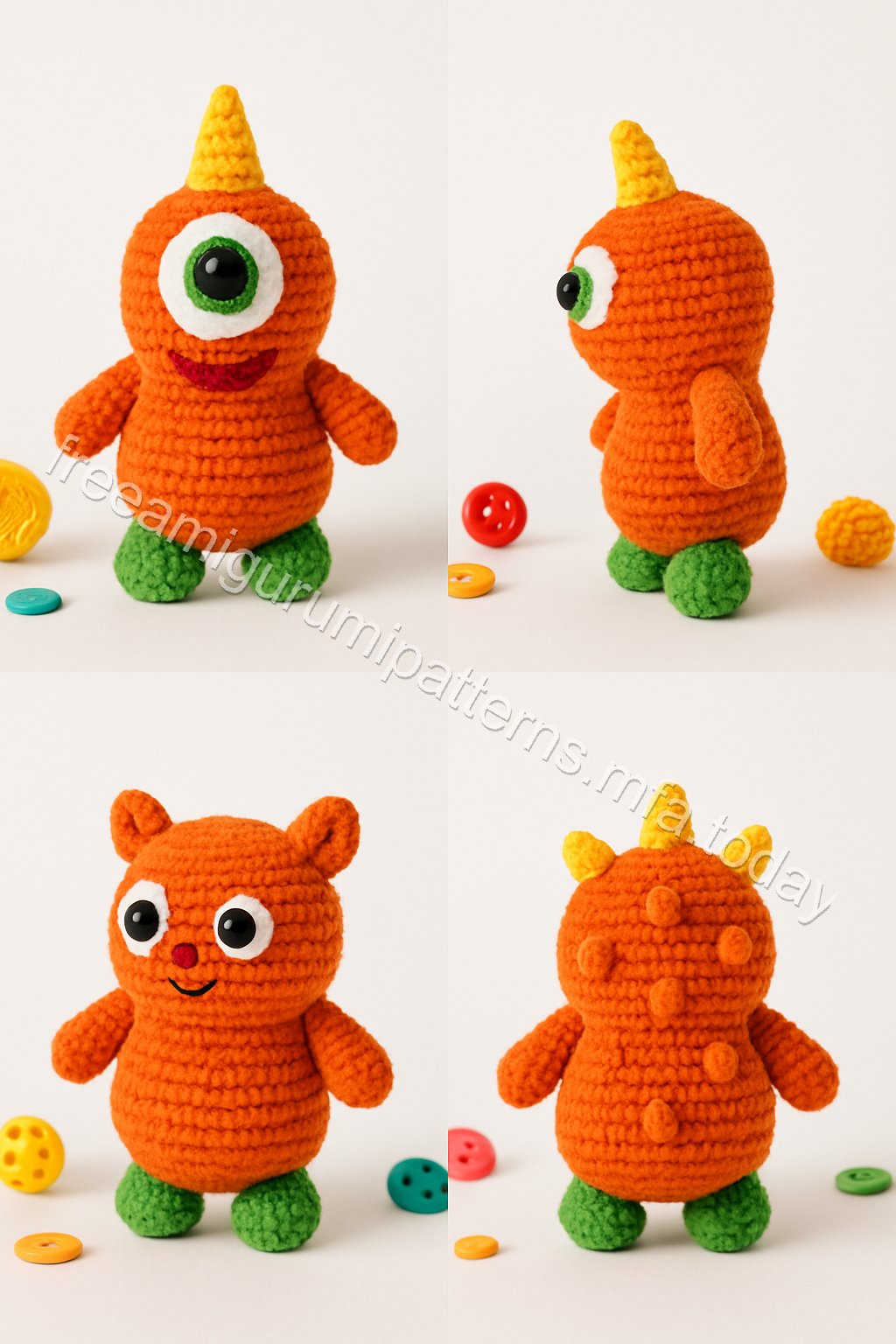 Amigurumi Little Monsters Free Pattern