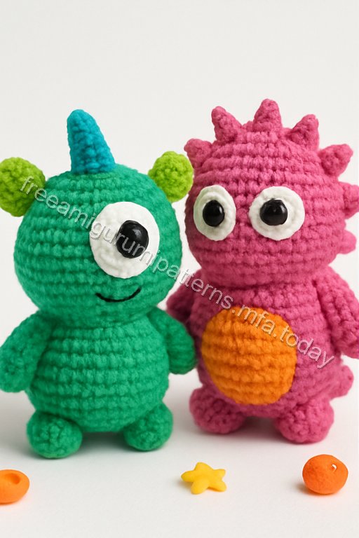 Amigurumi Little Monsters Free Pattern