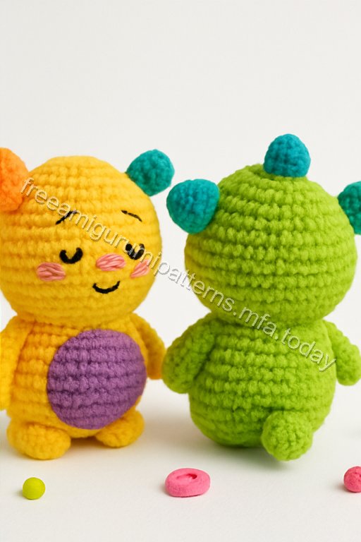 Amigurumi Little Monsters Free Pattern