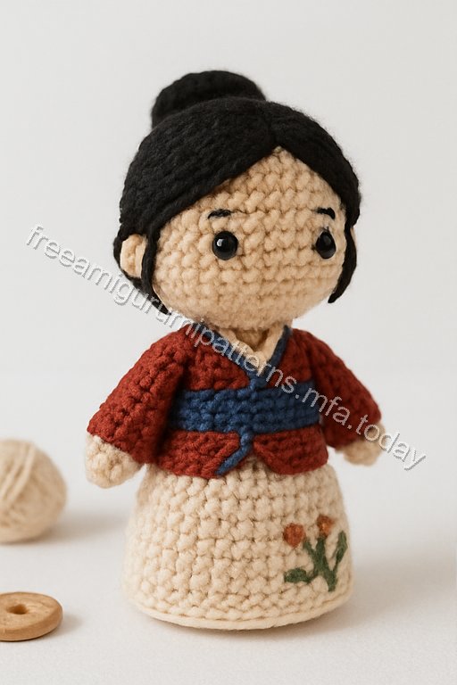 Amigurumi Mulan Free Pattern