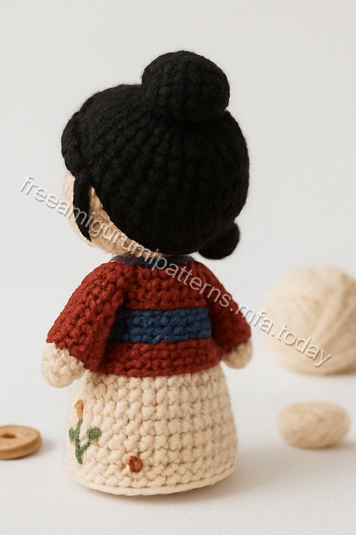 Amigurumi Mulan Free Pattern
