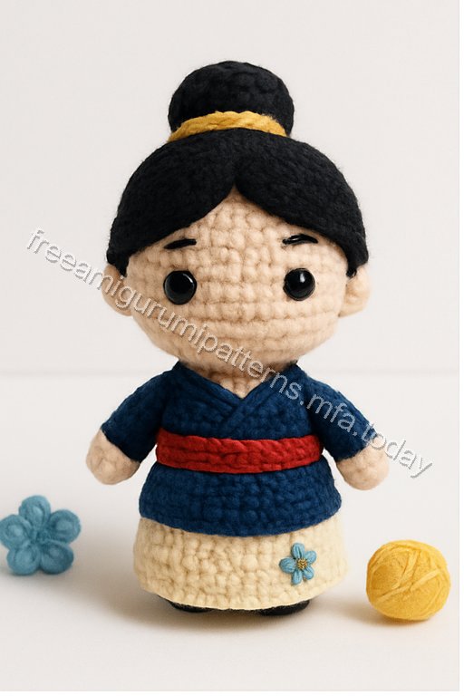Amigurumi Mulan Free Pattern