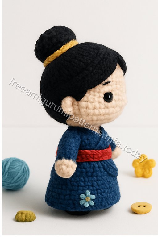 Amigurumi Mulan Free Pattern